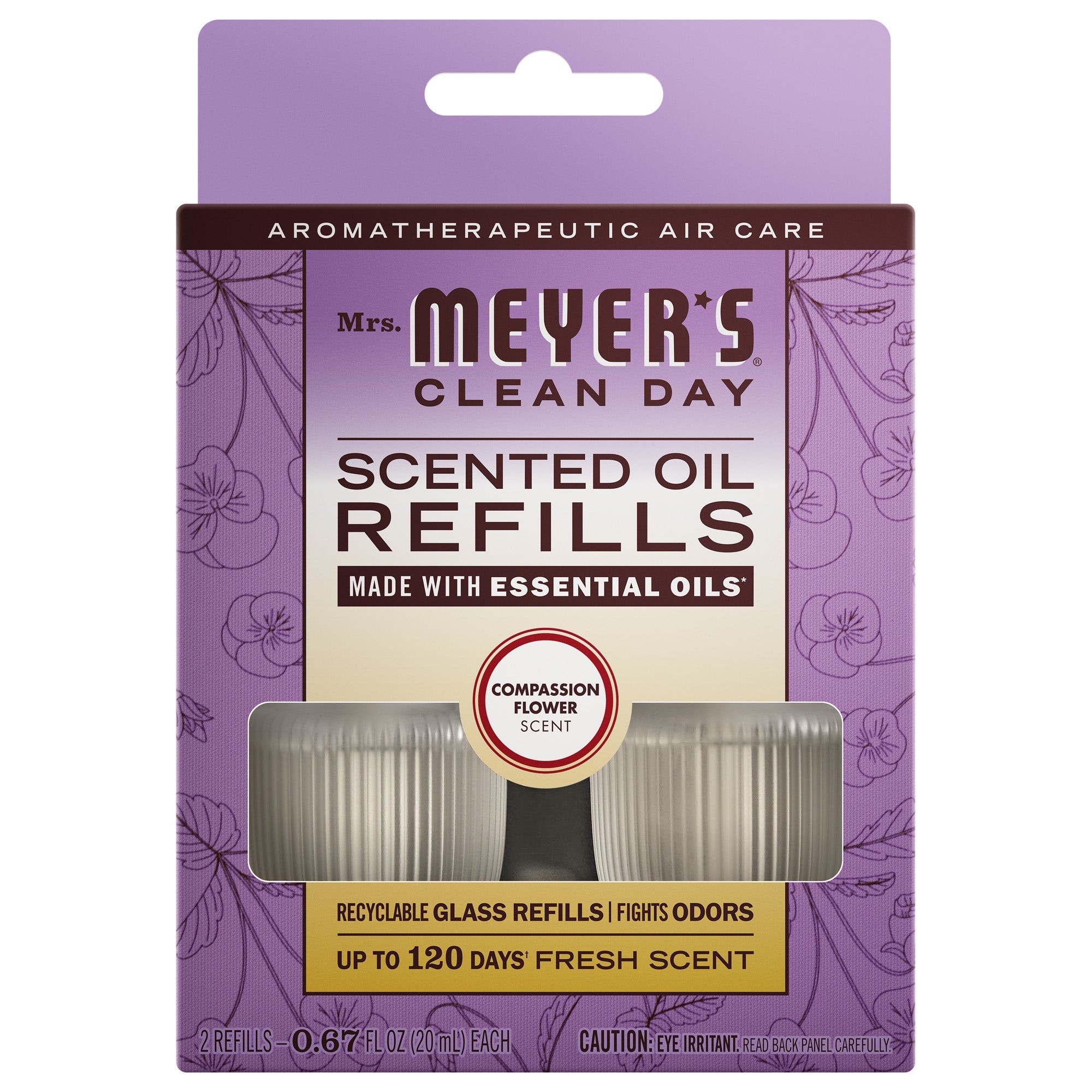 Compassion Flower Plug In Scented Oil Refill, 2-Pack