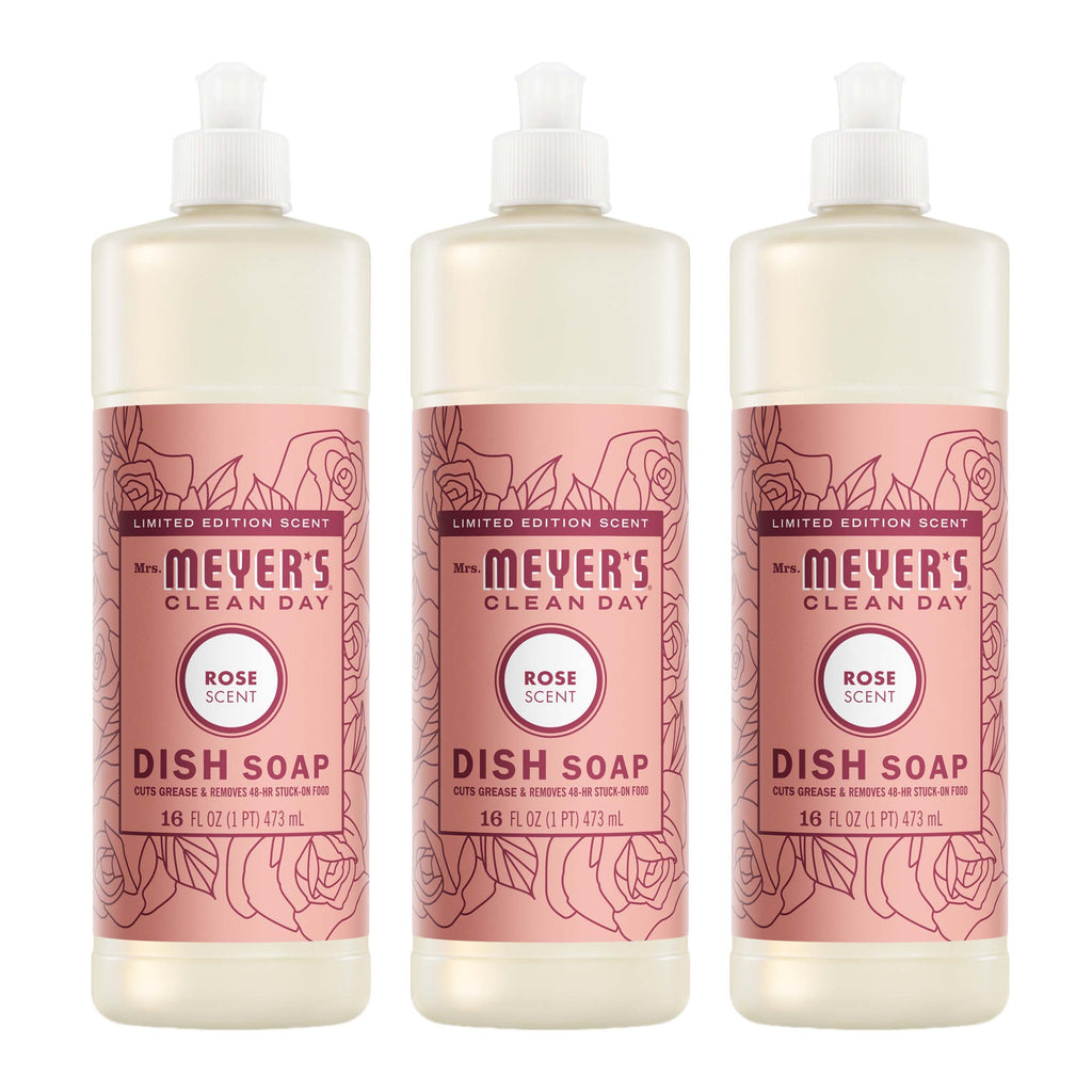 Rose Dish Soap 3-count Bundle